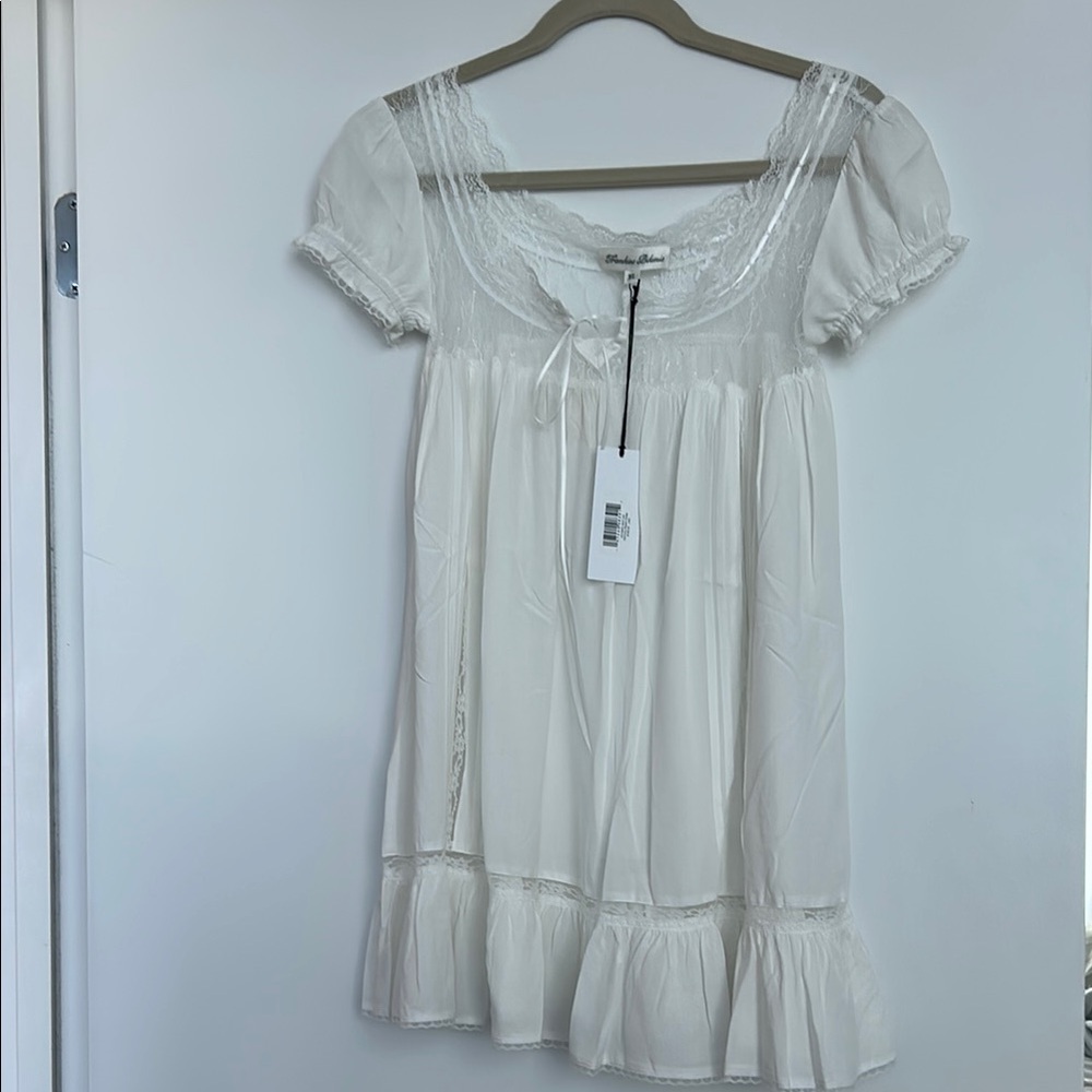 Frankie’s Bikinis Harmony Mini Dress White